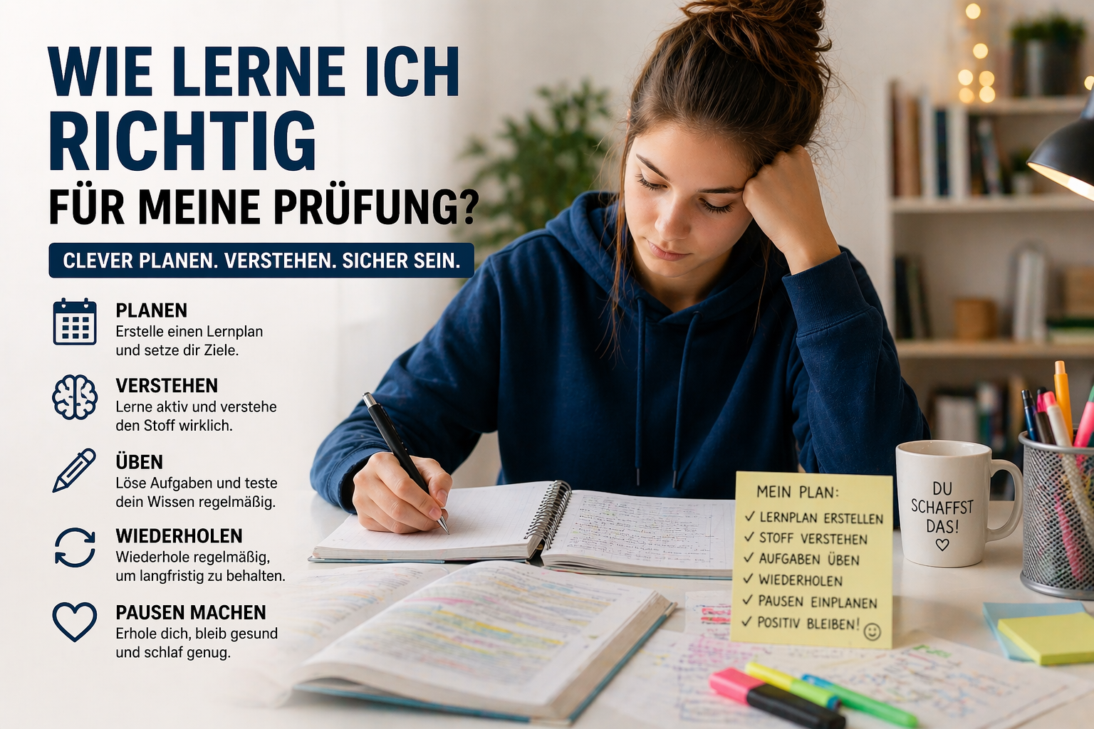 Wie lerne ich richtig für meine Prüfung?